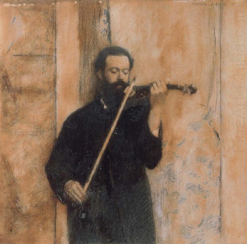 Portrait of Achille Lerminiaux, Fernand Khnopff